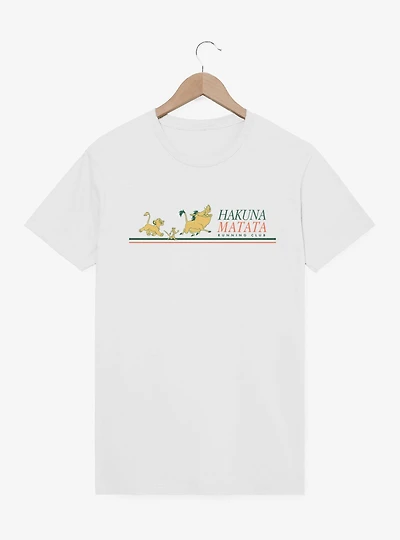 Disney The Lion King Hakuna Matata Running Club Stripes T-Shirt