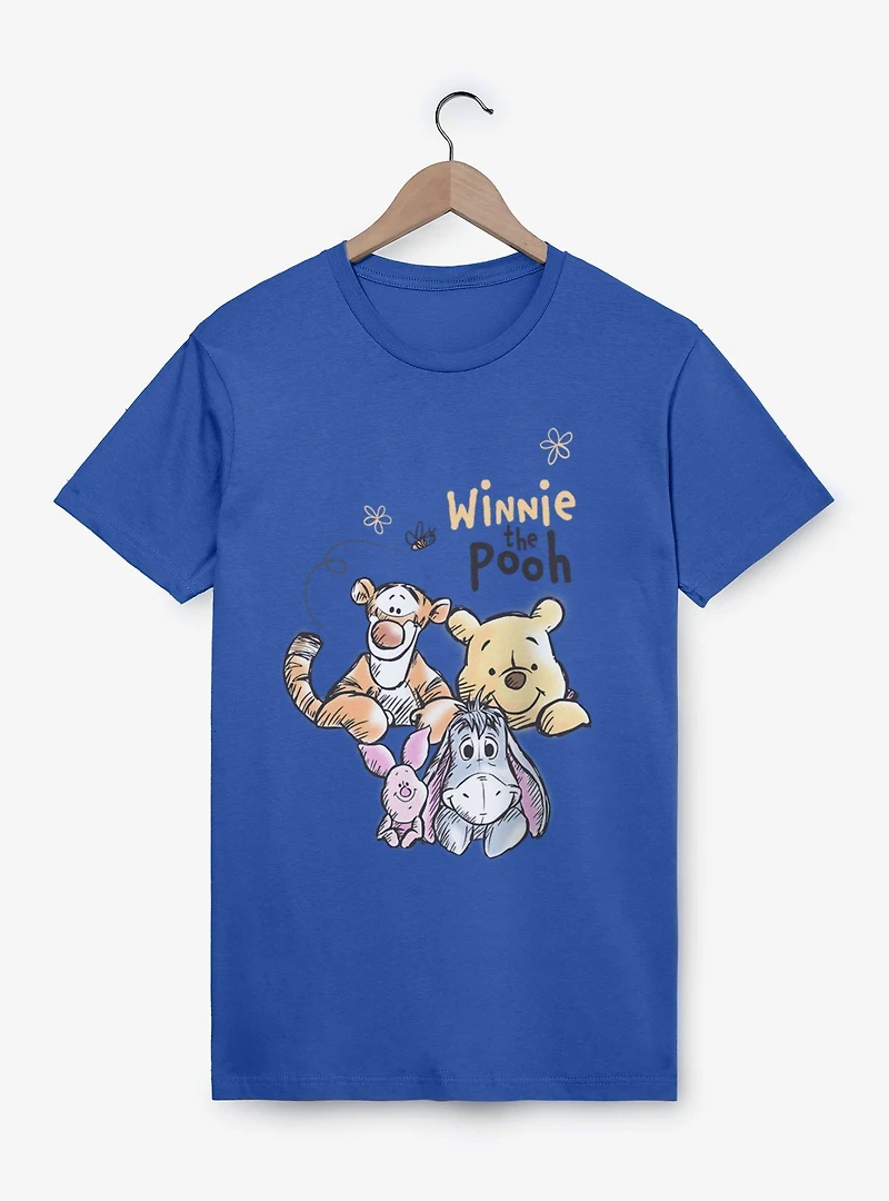 Disney Winnie The Pooh Smiley Friends Look To You T-Shirt