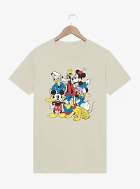 Disney Mickey Mouse & Friends Vintage Character Group T-Shirt