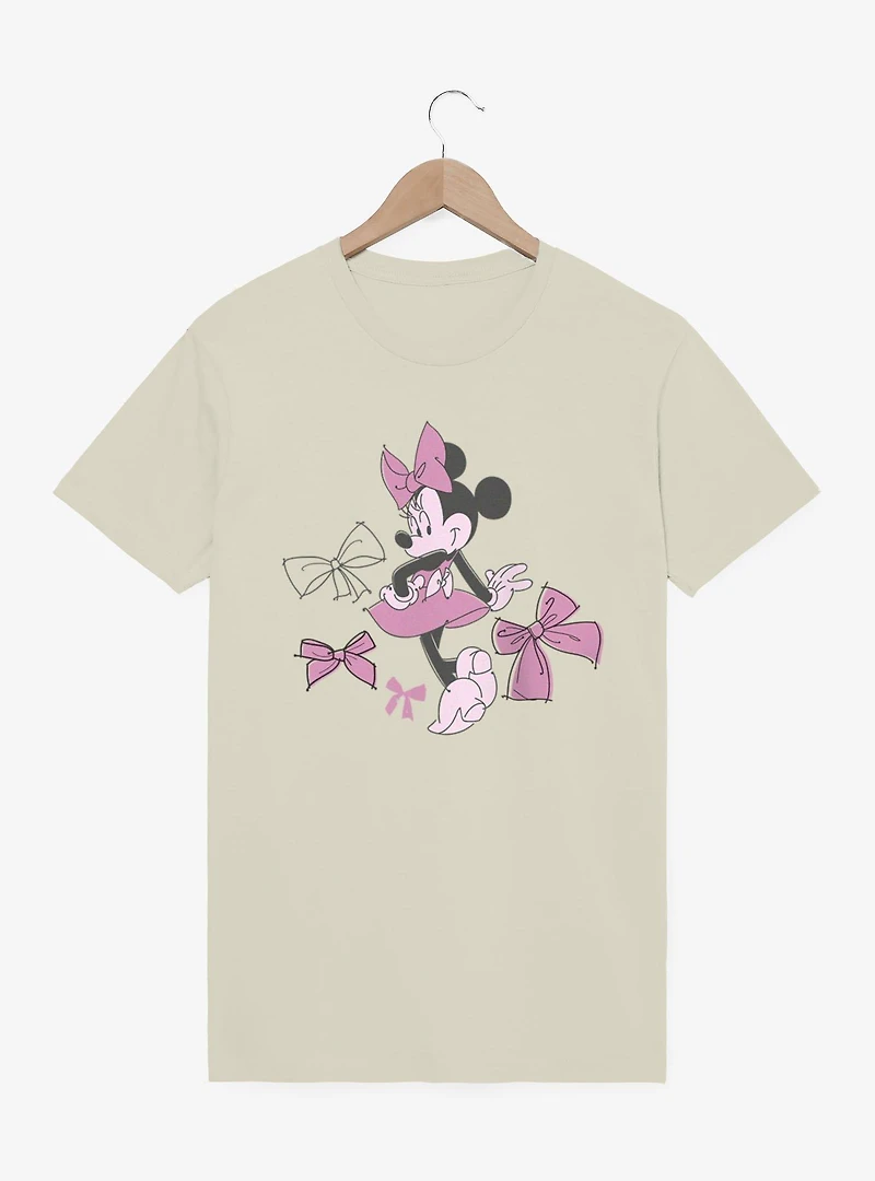 Disney Minnie Mouse Bows Of Fashion Sketch T-Shirt