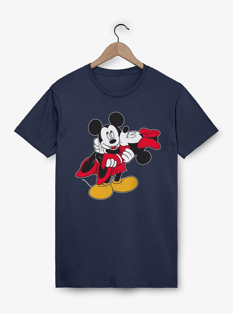 Disney Mickey Mouse Carrying Kiss Minnie T-Shirt