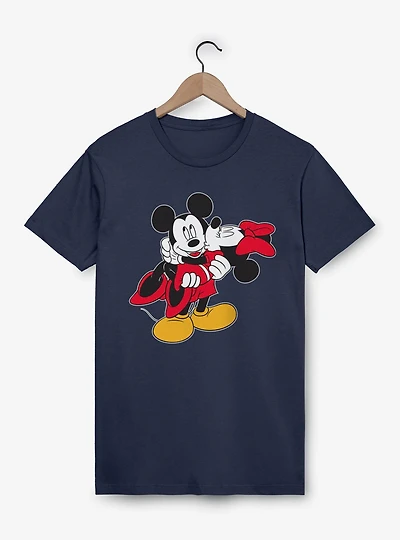 Disney Mickey Mouse Carrying Kiss Minnie T-Shirt
