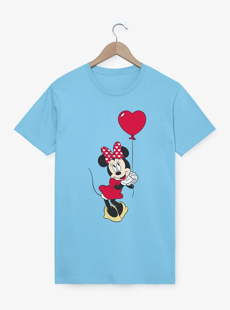 Disney Minnie Mouse Love Red Balloon Heart T-Shirt