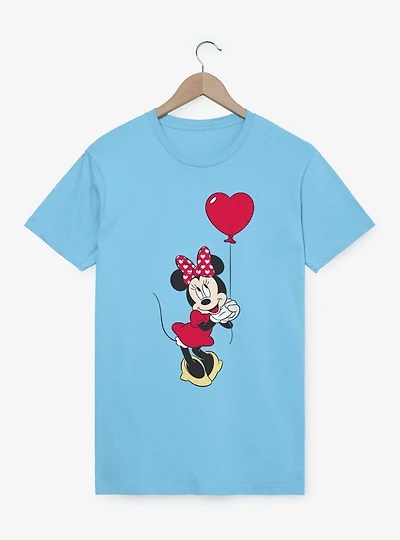 Disney Minnie Mouse Love Red Balloon Heart T-Shirt