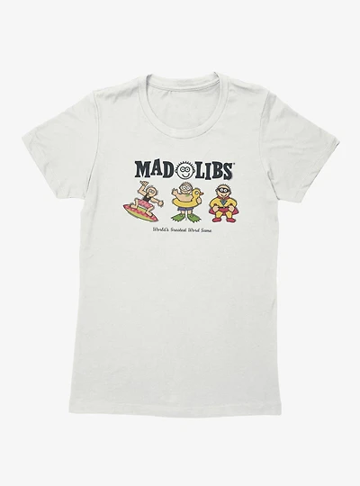 Mad Libs Greatest Summer Vibes Game Womens T-Shirt