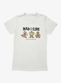 Mad Libs Greatest Summer Vibes Game Womens T-Shirt