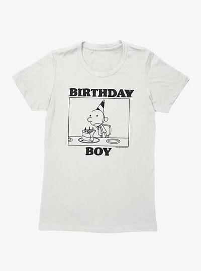 Diary of a Wimpy Kid Birthday Boy Sad Greg Cake Womens T-Shirt
