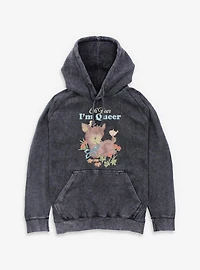 Queer Deer Mineral Wash Hoodie BoxLunch Exclusive