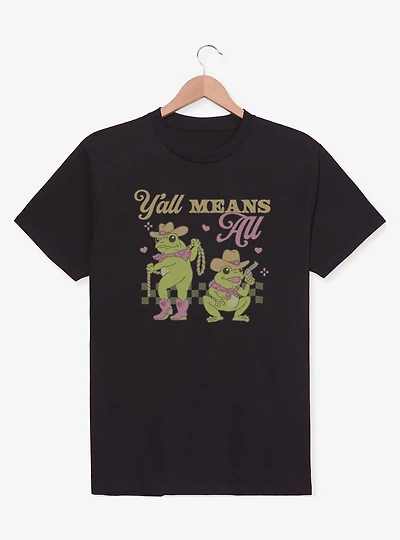 Y?all Means All Western Frogs Pride T-Shirt BoxLunch Exclusive