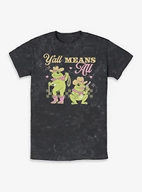 Y?all Means All Western Frogs Pride Mineral Wash T-Shirt BoxLunch Exclusive