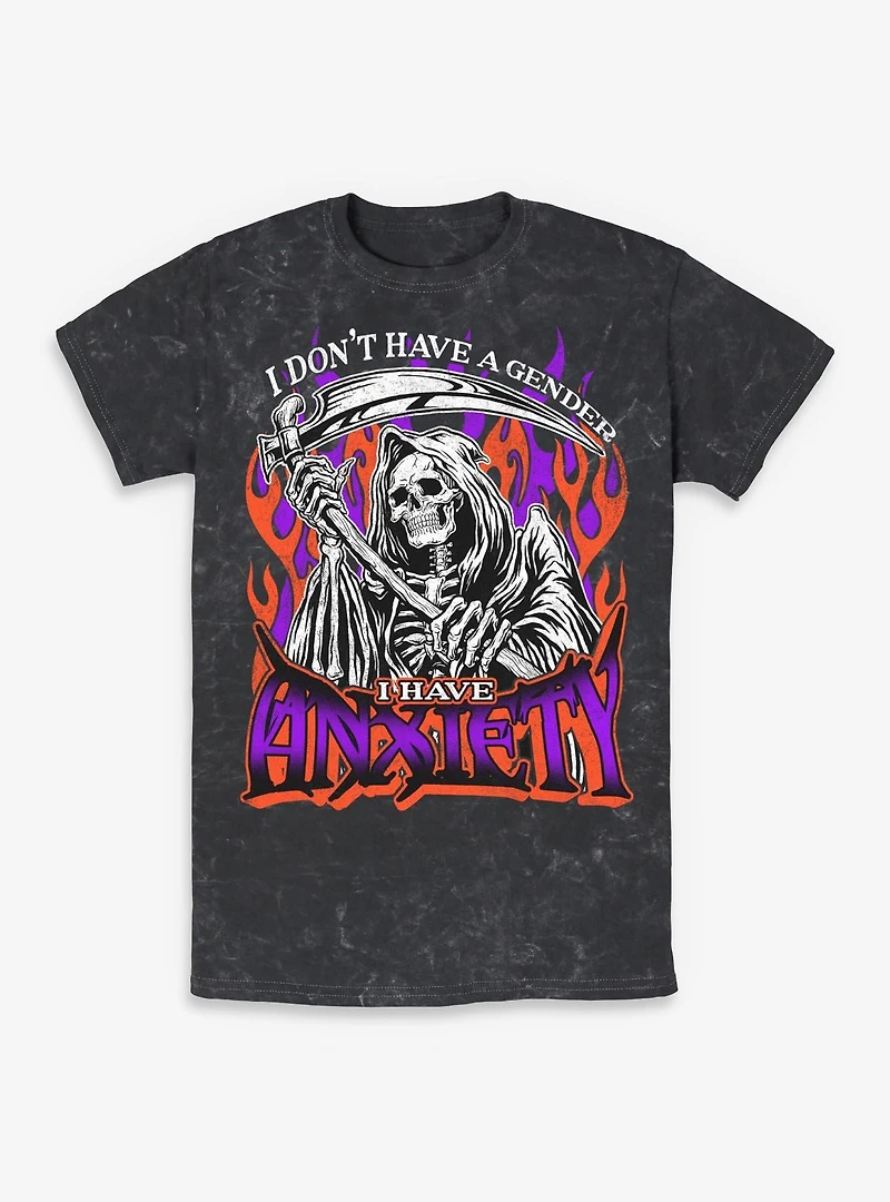 I Don't Have A Gender Anxiety Mineral Wash T-Shirt BoxLunch Exclusive