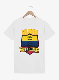 Umbro Soccer Colombia Ribbon Shield Crest T-Shirt