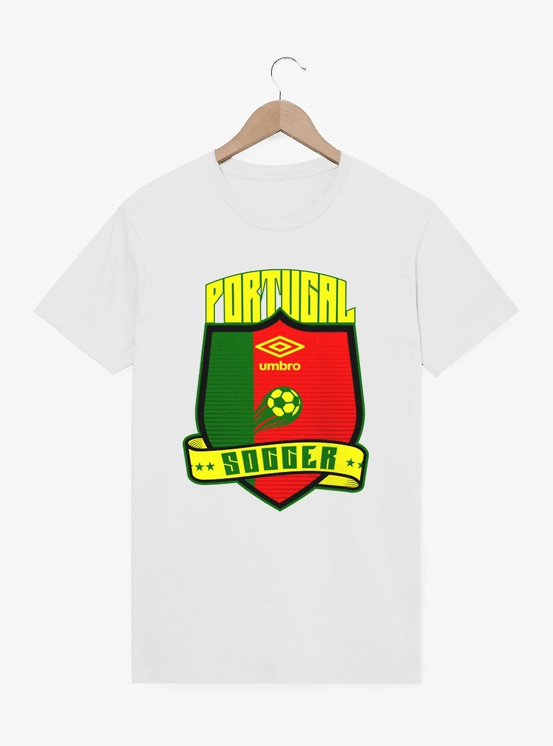 Umbro Soccer Portugal Ribbon Shield Crest T-Shirt