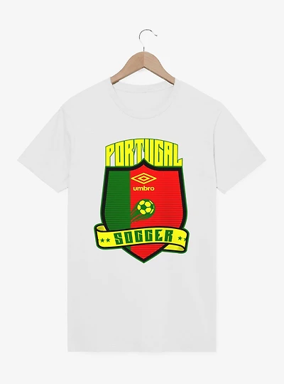 Umbro Soccer Portugal Ribbon Shield Crest T-Shirt