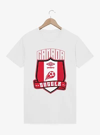 Umbro Soccer Canada Ribbon Shield Crest T-Shirt