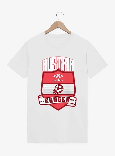 Umbro Soccer Austria Ribbon Shield Crest T-Shirt