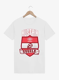Umbro Soccer Austria Ribbon Shield Crest T-Shirt