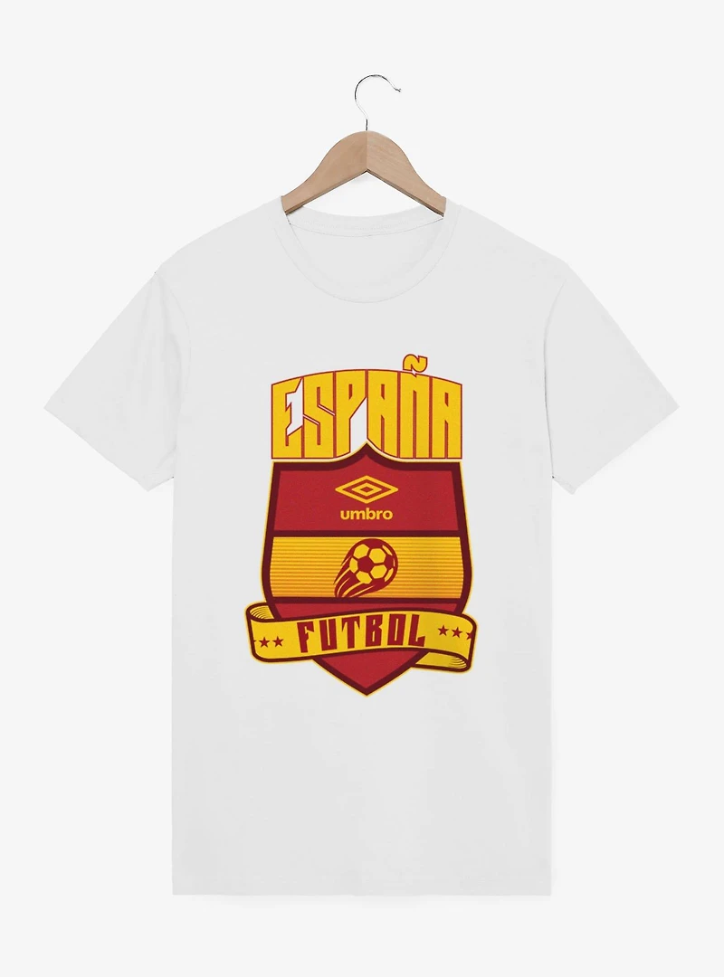 Umbro Futbol Espana Ribbon Shield Crest T-Shirt