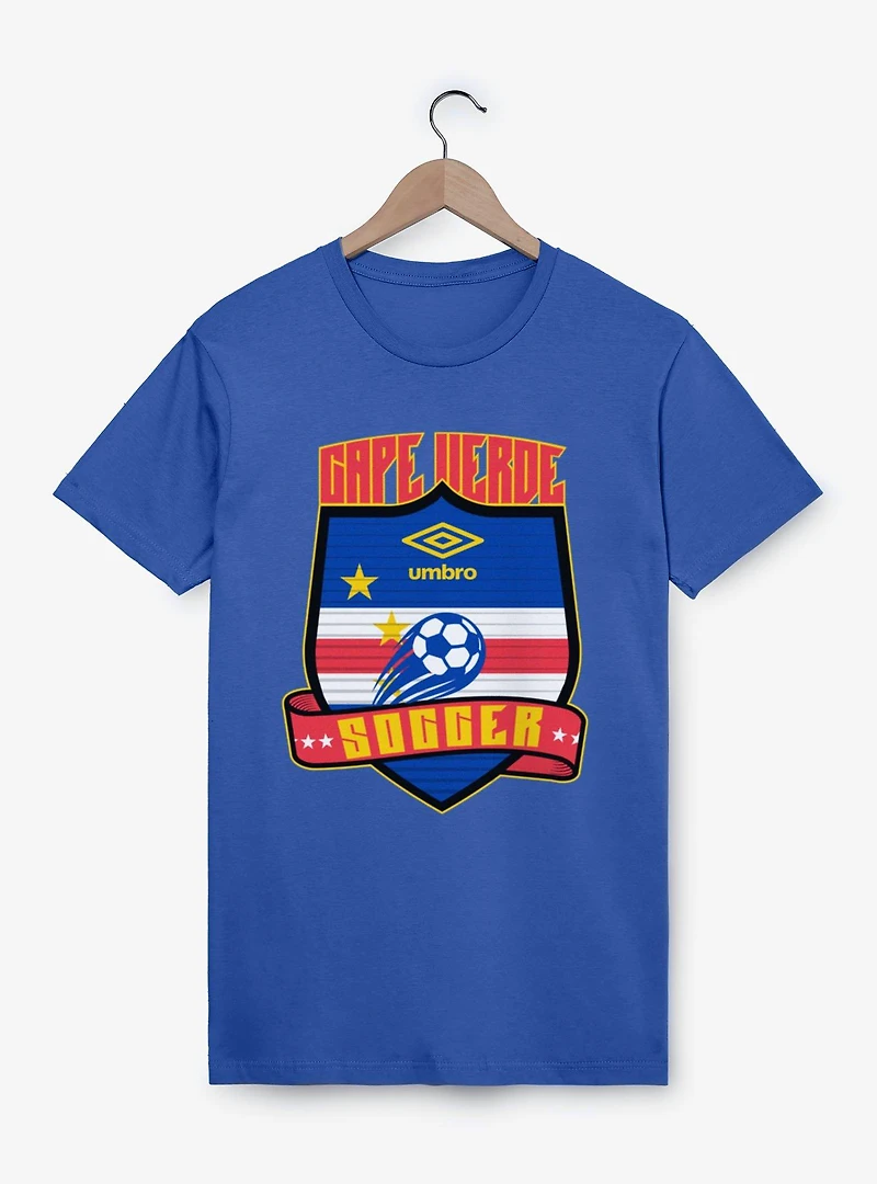 Umbro Soccer Cape Verde Ribbon Shield Crest T-Shirt