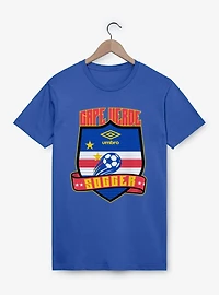 Umbro Soccer Cape Verde Ribbon Shield Crest T-Shirt