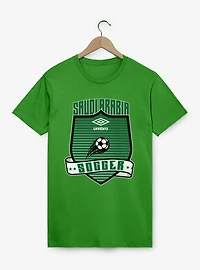 Umbro Soccer Saudi Arabia Ribbon Shield Crest T-Shirt