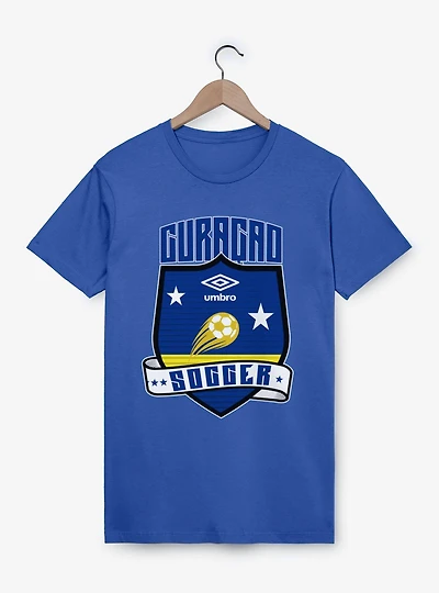 Umbro Soccer Curacao Ribbon Shield Crest T-Shirt