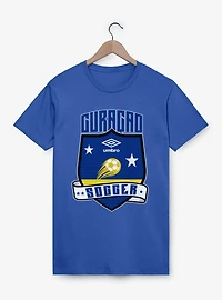 Umbro Soccer Curacao Ribbon Shield Crest T-Shirt