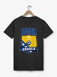 Umbro Soccer Bosnia Ribbon Shield Crest T-Shirt