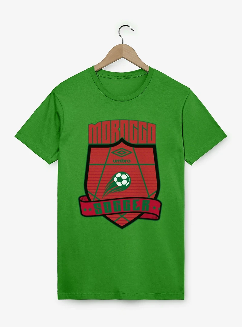 Umbro Soccer Morocco Ribbon Shield Crest T-Shirt