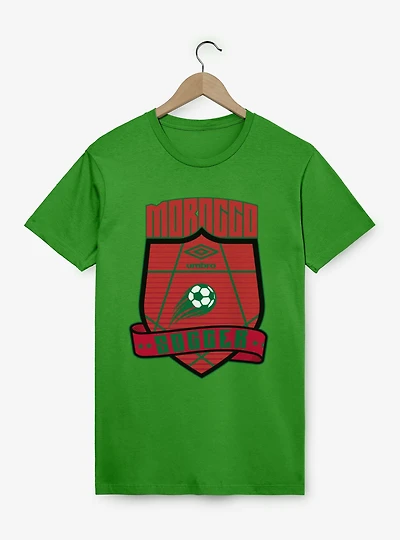 Umbro Soccer Morocco Ribbon Shield Crest T-Shirt