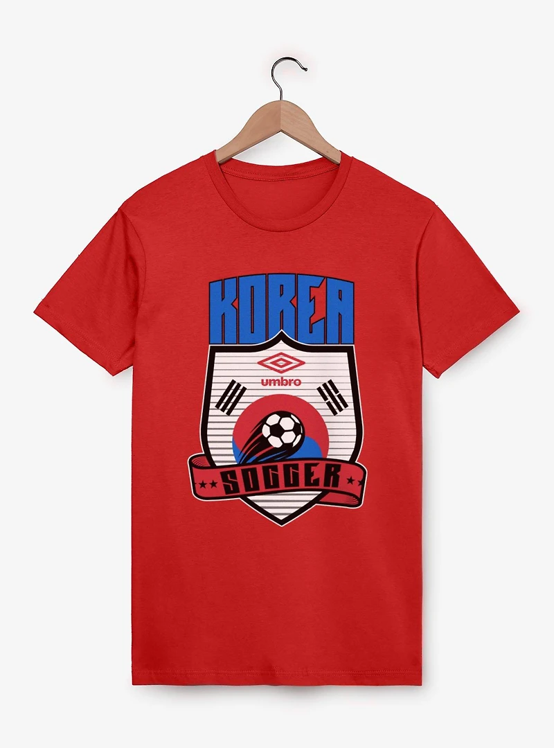Umbro Soccer Korea Ribbon Shield Crest T-Shirt