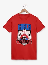 Umbro Soccer Korea Ribbon Shield Crest T-Shirt