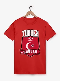 Umbro Soccer Turkey Ribbon Shield Crest T-Shirt