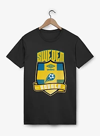 Umbro Soccer Sweden Ribbon Shield Crest T-Shirt