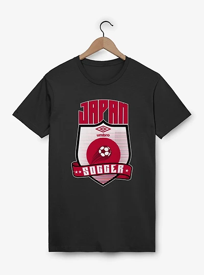 Umbro Soccer Japan Ribbon Shield Crest T-Shirt
