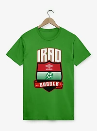 Umbro Soccer Iraq Ribbon Shield Crest T-Shirt