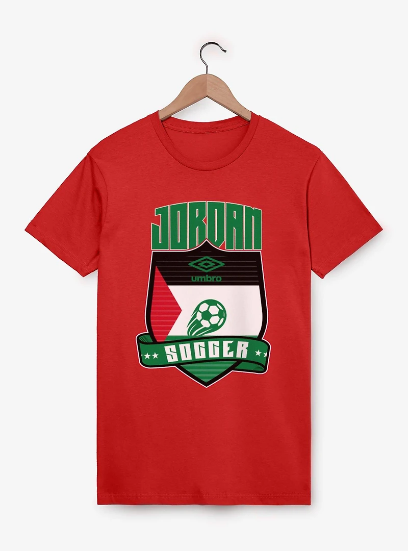 Umbro Soccer Jordan Ribbon Shield Crest T-Shirt