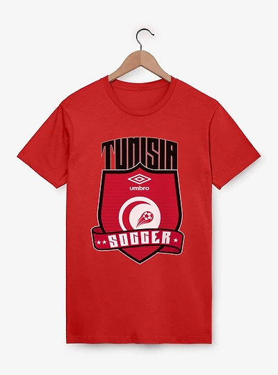 Umbro Soccer Tunisia Ribbon Shield Crest T-Shirt