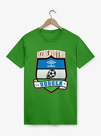 Umbro Soccer Uzbekistan Ribbon Shield Crest T-Shirt