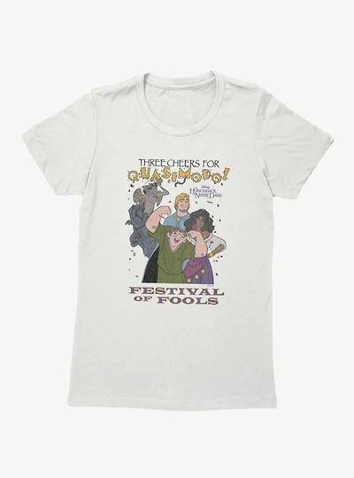 Disney The Hunchback Of Notre Dame Three Cheers Quasimodo Womens T-Shirt