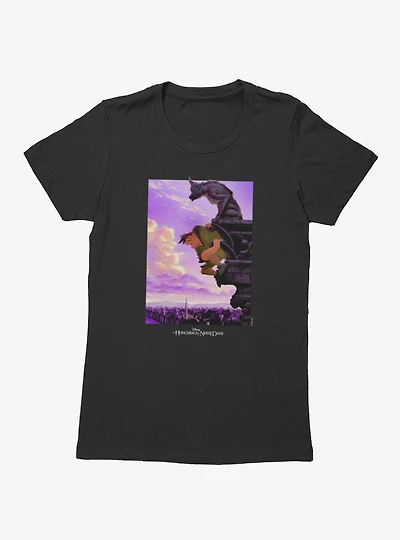 Disney The Hunchback Of Notre Dame Quasimodo Gargoyle Picture Womens T-Shirt