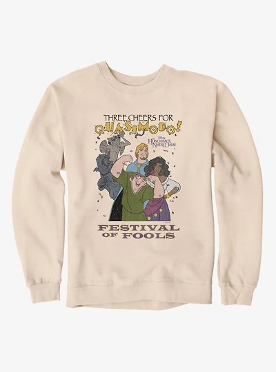 Disney The Hunchback Of Notre Dame Three Cheers Quasimodo Sweatshirt