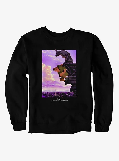 Disney The Hunchback Of Notre Dame Quasimodo Gargoyle Picture Sweatshirt
