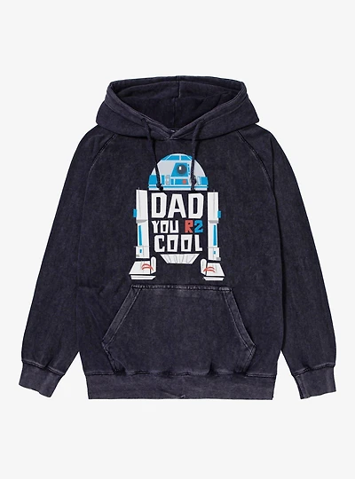 Star Wars Dad You R2 Cool R2-D2 Mineral Wash Hoodie