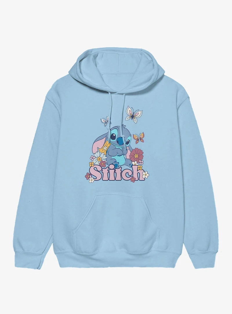 Disney Lilo & Stitch Flowers And Butterfly Hoodie
