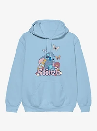 Disney Lilo & Stitch Flowers And Butterfly Hoodie