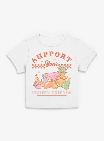 Support Your Fruity Friends Pride Womens Baby T-Shirt BoxLunch Exclusive