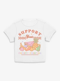 Support Your Fruity Friends Pride Womens Baby T-Shirt BoxLunch Exclusive
