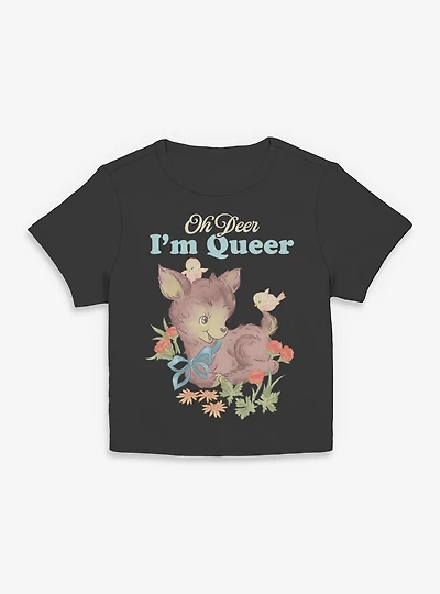 Queer Deer Womens Baby T-Shirt BoxLunch Exclusive