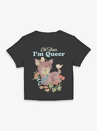 Queer Deer Womens Baby T-Shirt BoxLunch Exclusive